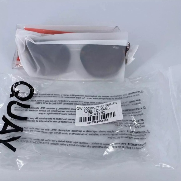 NWT Quay Australia Sweet Dreams Sunglasses Tortoise Brown Fade Oversized - Picture 7 of 8